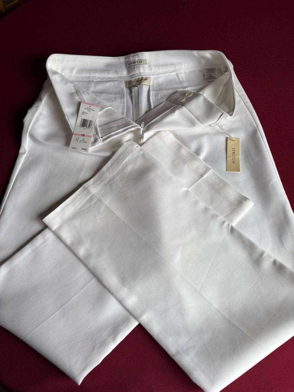 Jones New York White Dress Trousers - Picture 6 of 7